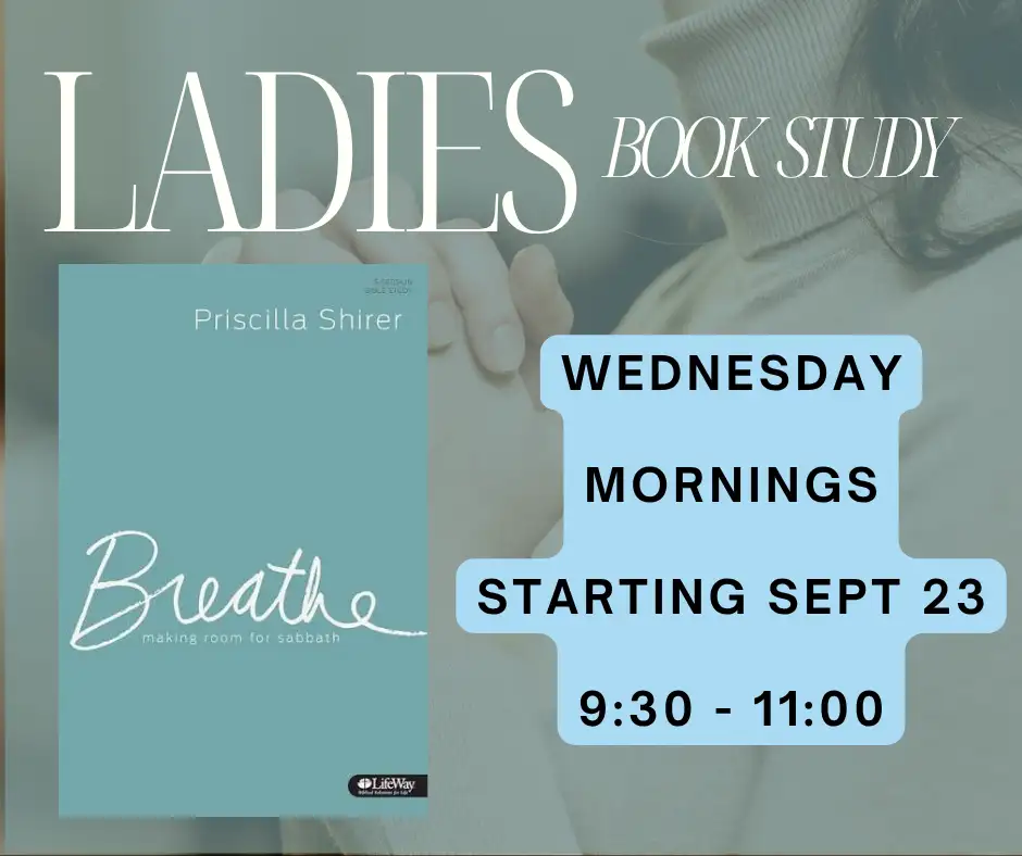 Wednesday Morning Ladies Book Study begins September 23